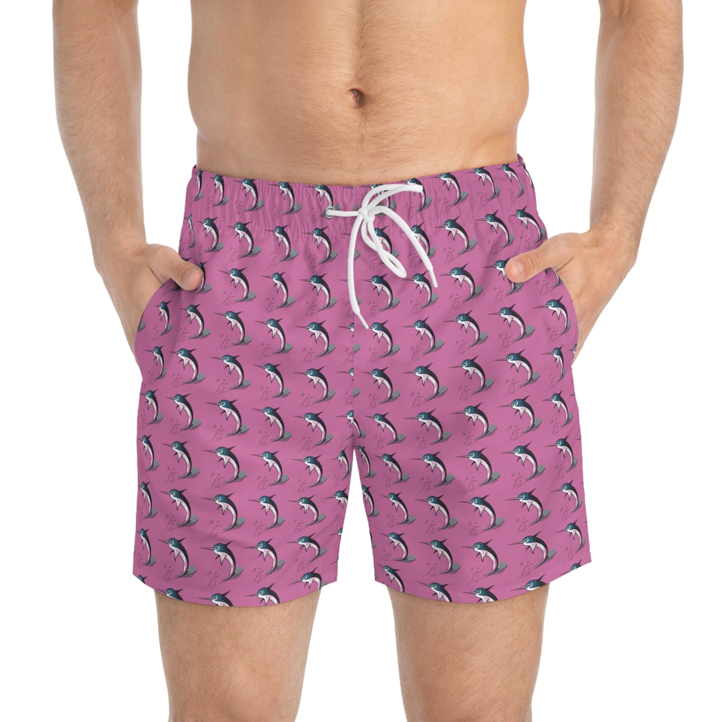 Whalin' out Swim Trunks (AOP)