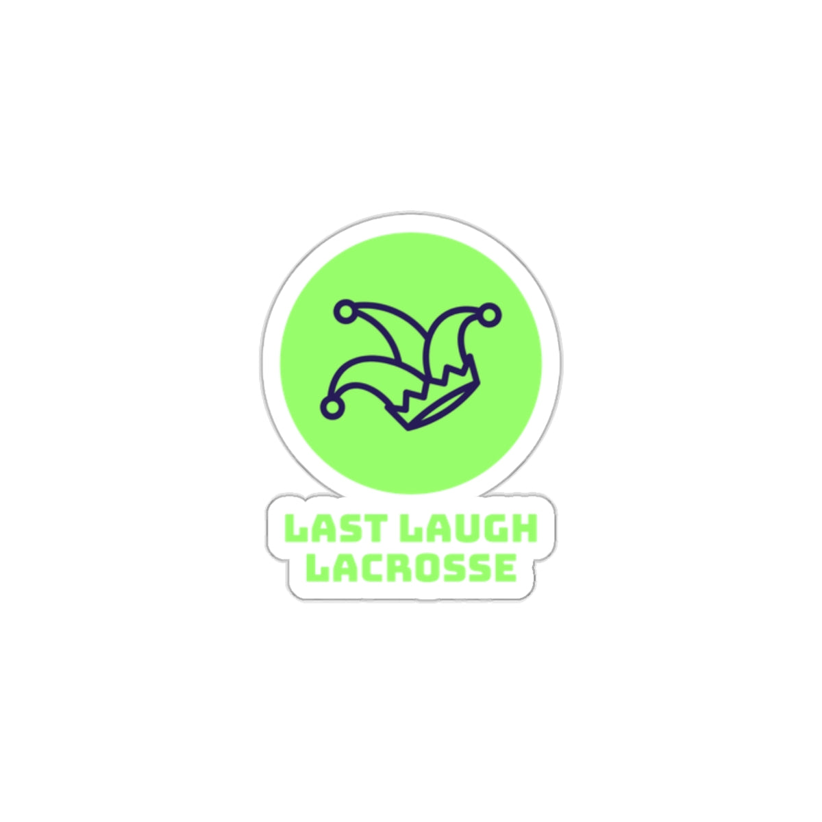 Last Laugh Lacrosse  Stickers