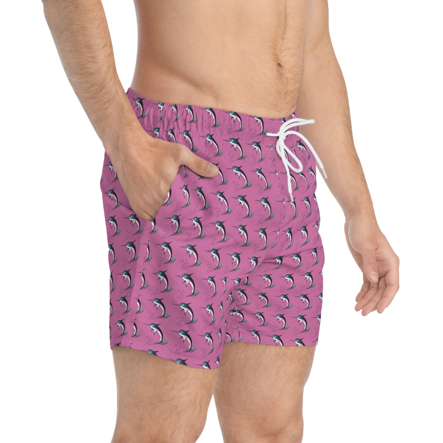 Whalin' out Swim Trunks (AOP)